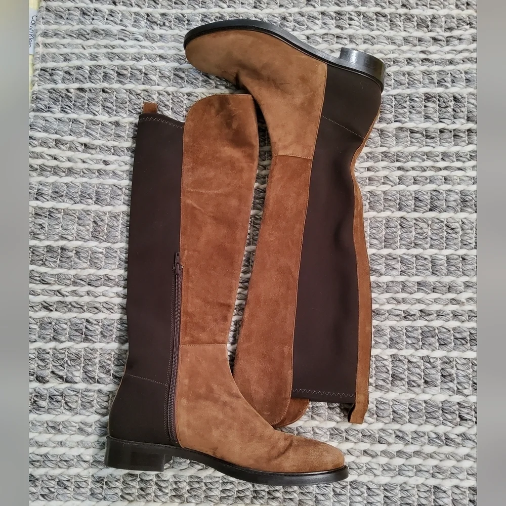 Clorinda Antinori Suede Tall Boots Size 40/9